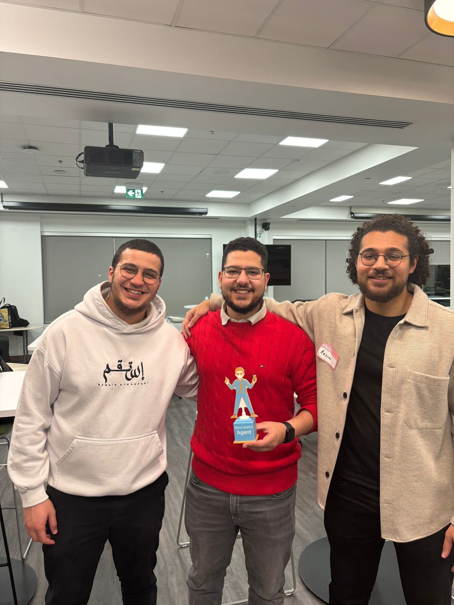 FocusFriend team winning 1st place at the Vibe Code-a-thon